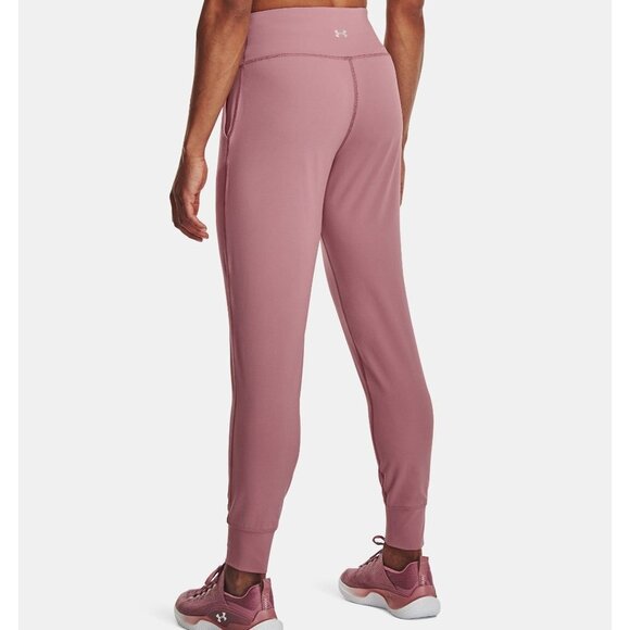 NWT Under Armour Women's UA Meridian Joggers in Pink Elixir Size XS - Picture 2 of 8